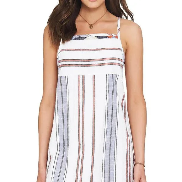 TIGERLILY San Marcos Cotton Stripe Mini Apron Dress RRP$110 - Picture 7 of 16